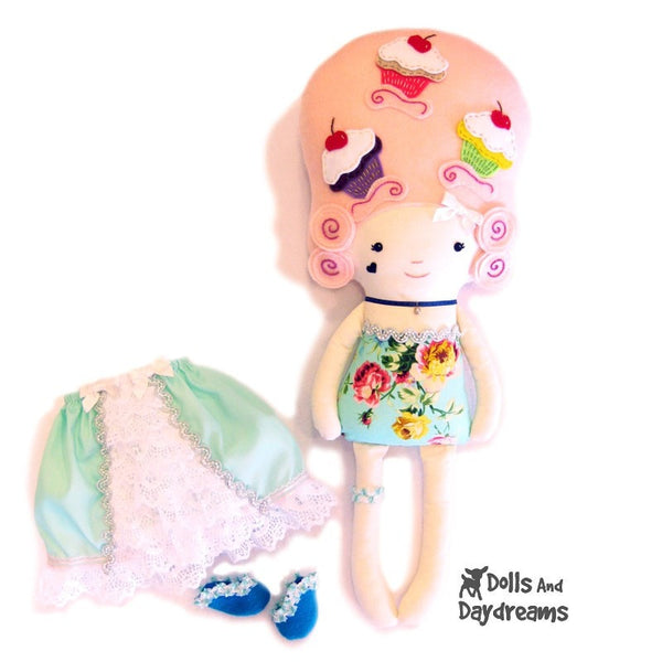 Mary Antoinette Sewing Pattern - Dolls And Daydreams - 2