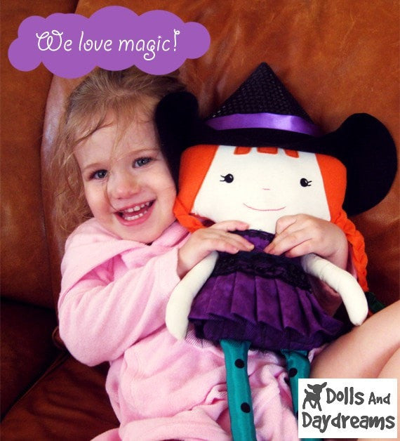 Witch Sewing Pattern - Dolls And Daydreams - 4