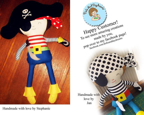 Pirate Sewing Pattern - Dolls And Daydreams - 5