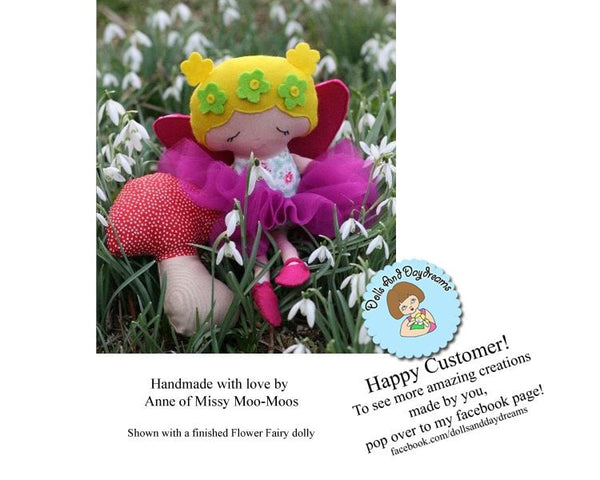Mushroom Baby Rattle Sewing Pattern - Dolls And Daydreams - 4