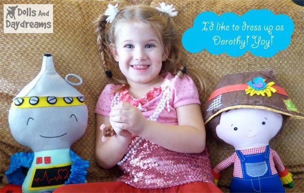 Farmer Scarecrow Sewing Pattern - Dolls And Daydreams - 5