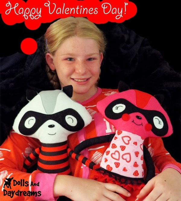 Raccoon Love Bandit Sewing Pattern - Dolls And Daydreams - 4