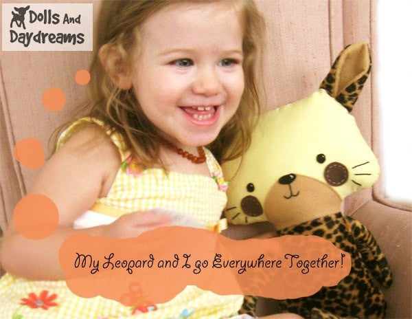 Cat Leopard Sewing Pattern - Dolls And Daydreams - 4