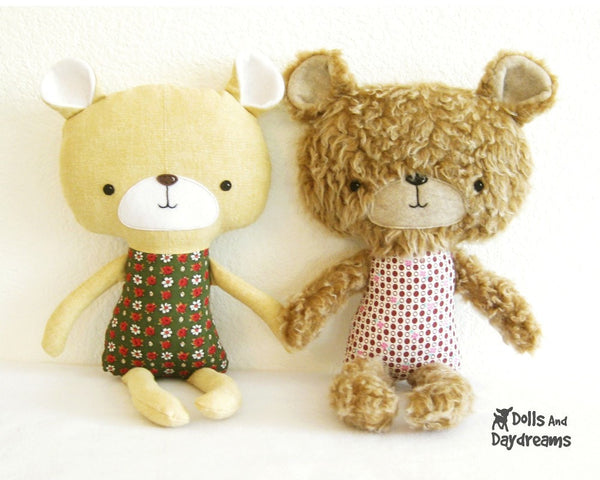 Teddy Bear Sewing Pattern - Dolls And Daydreams - 2