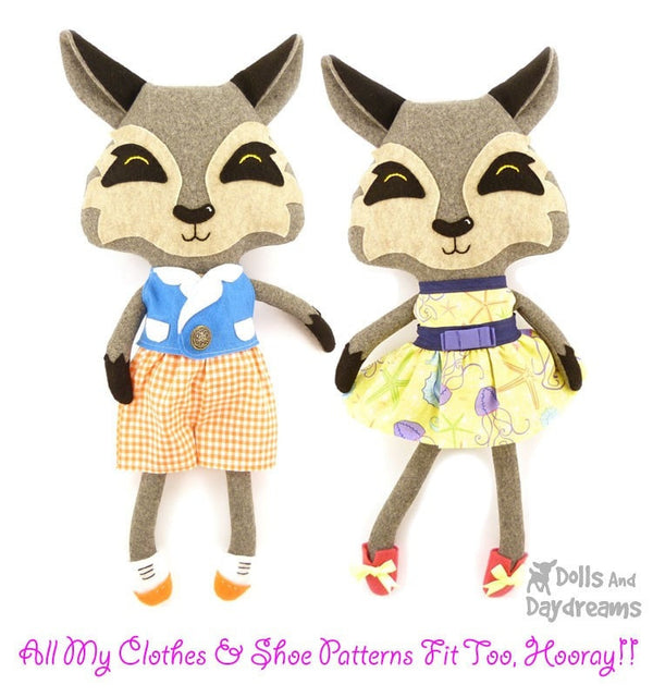 Wolf Sewing Pattern - Dolls And Daydreams - 5