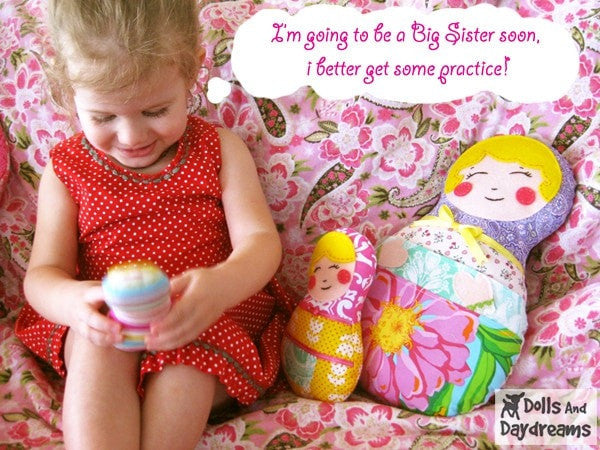 Babushka Sewing Pattern Set of 3 - Dolls And Daydreams - 5