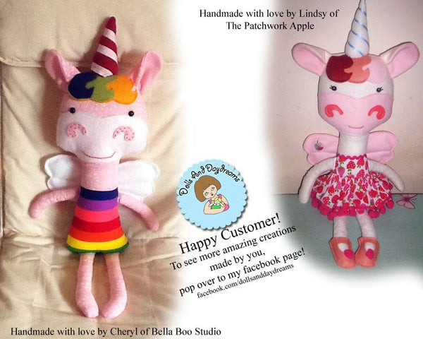 Unicorn Sewing Pattern - Dolls And Daydreams - 6