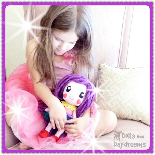 Rainbow Babies Jointed Doll Sewing Pattern - Dolls And Daydreams - 3