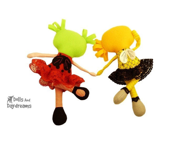 Little Lady Bug Girls Sewing Pattern - Dolls And Daydreams - 4
