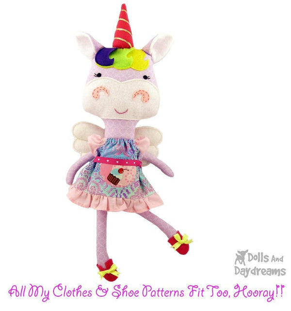 Unicorn Sewing Pattern - Dolls And Daydreams - 4