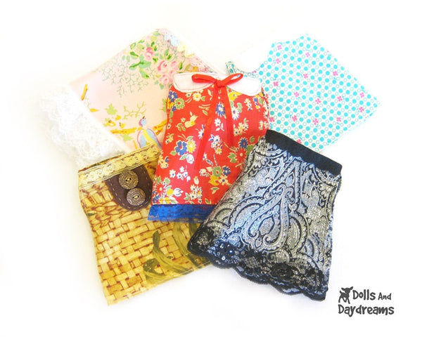 Retro Doll Dress Sewing Pattern - Dolls And Daydreams - 2