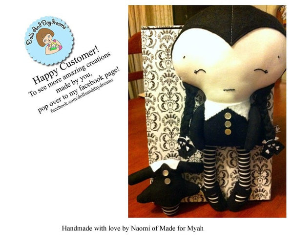 Wednesday Doll Sewing Pattern - Dolls And Daydreams - 5
