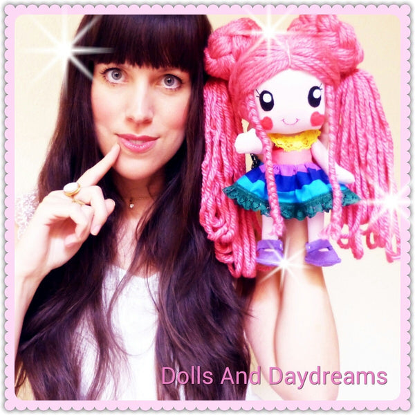 Rainbow Baby 5 Hair Wig Patterns - Dolls And Daydreams - 4