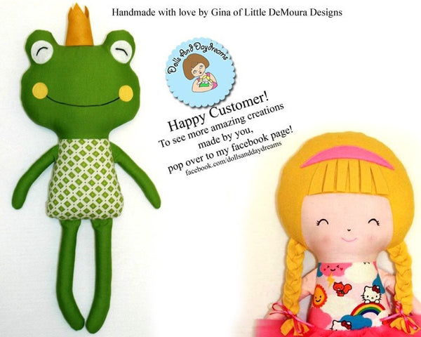Frog Prince Sewing Pattern - Dolls And Daydreams - 5