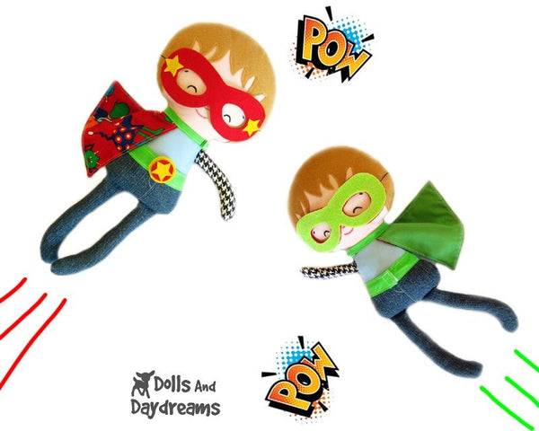 Superhero Sewing Pattern - Dolls And Daydreams - 5