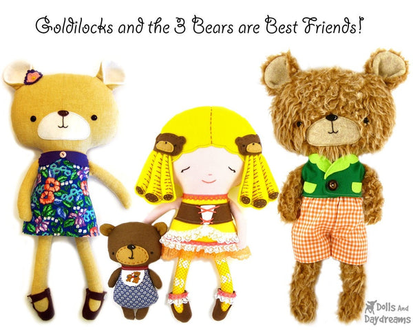 Baby Bear Sewing Pattern - Dolls And Daydreams - 6