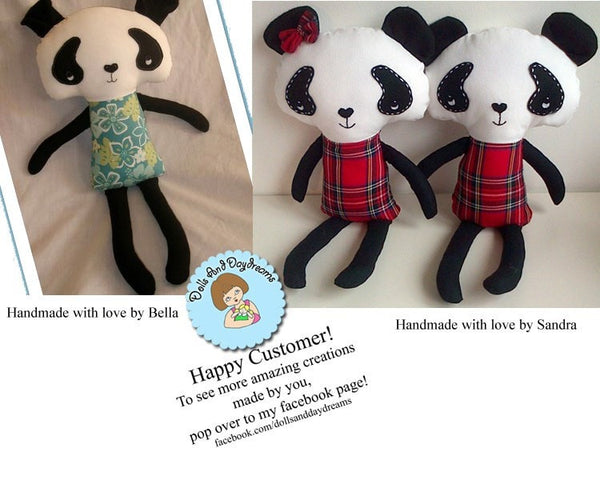 Panda Sewing Pattern - Dolls And Daydreams - 6