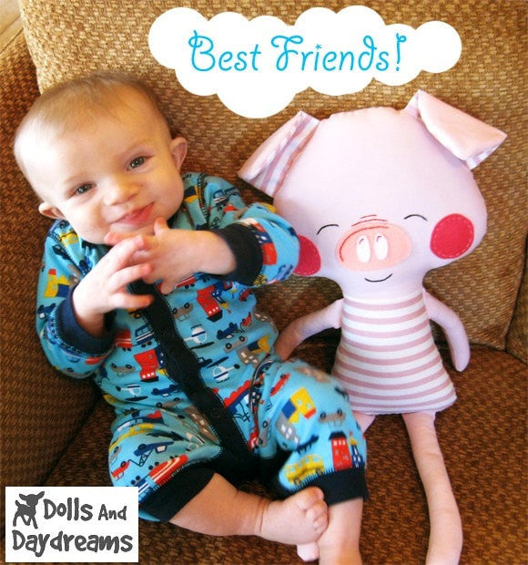 Pig Sewing Pattern - Dolls And Daydreams - 3