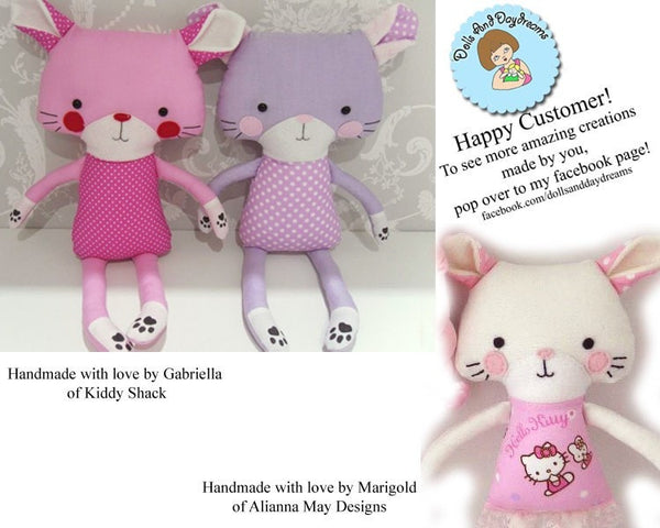 Cat Leopard Sewing Pattern - Dolls And Daydreams - 3