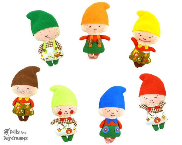 Snow White and The Seven Dwarfs Sewing Pattern - Dolls And Daydreams - 6