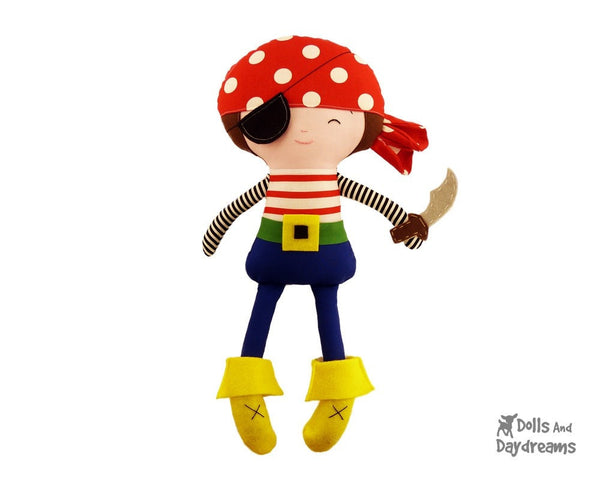 Pirate Sewing Pattern - Dolls And Daydreams - 2