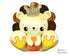 BFF Big Footed Friends Lion PDF Sewing pattern DIY Kawaii Cute Cute Plush Teddy Toy by Dolls And Daydreams