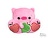 BFF Big Footed Friends Piggy In The Hoop Machine Embroidery Pig DIY Kawaii Cute ITH Cute Plush Toy by Dolls And Daydreams