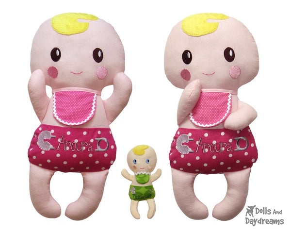 Embroidery Machine Bitty Bub Baby Pattern - Dolls And Daydreams - 4