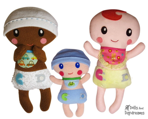 Bitty Bubs Baby Sewing Pattern - Dolls And Daydreams - 1