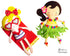 Hula Beach babes doll Girl Sewing Pattern - by Dolls And Daydreams