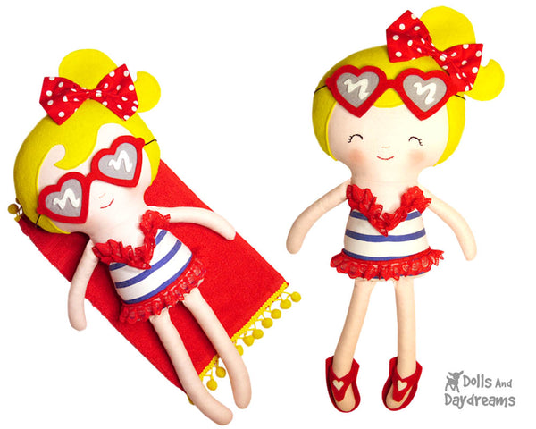 Hula Beach Girl Sewing Pattern