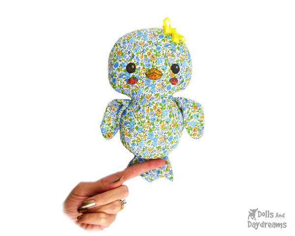 Love Bird Chick Sewing Pattern - Dolls And Daydreams - 1