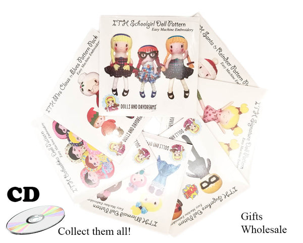 ITH Mermaid Doll Pattern - Compact Disc