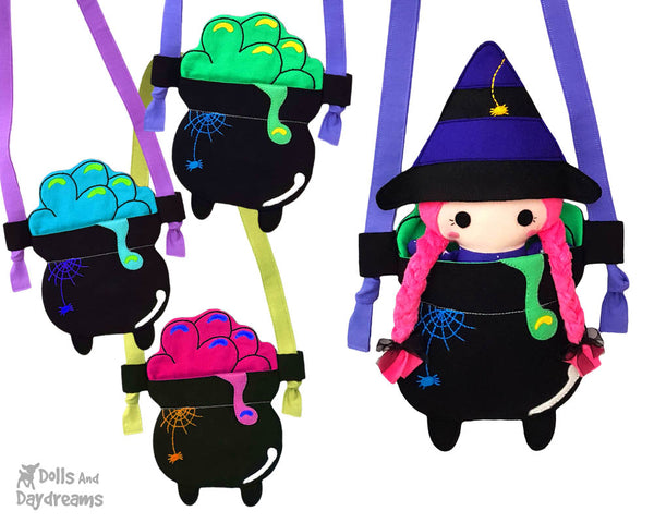 Tiny Cauldron Tote Sewing Pattern