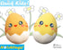Quick Kids Chick Hatchling Easter Egg Softie Sewing Pattern Plush Toy by Dolls And Daydreams
