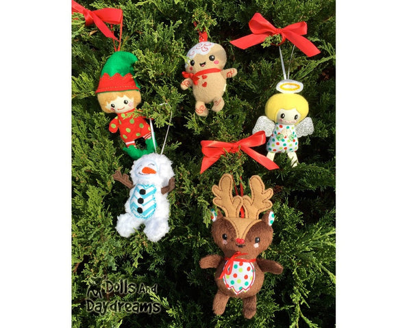 Embroidery Machine Reindeer ITH Pattern - Dolls And Daydreams - 6