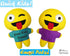 Quick Kids Crazy Emoji Sewing Pattern by Dolls And Daydreams Easy DIY Soft Toy plushie