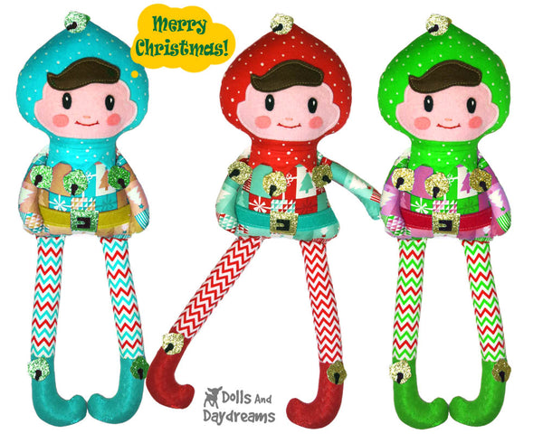 Enchanted Elf Sewing Pattern by Dolls And Daydreams boy elves diy