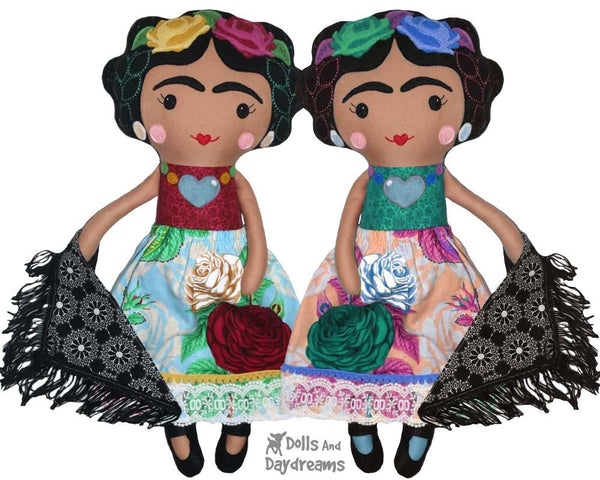 Mexican Folk Art Doll Sewing Pattern
