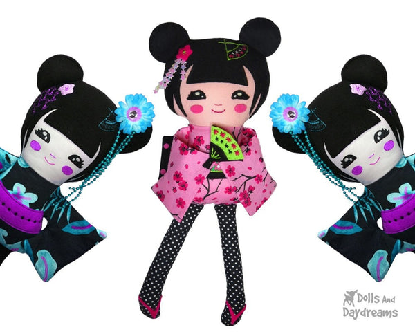 Geisha Sewing Pattern - Dolls And Daydreams - 6