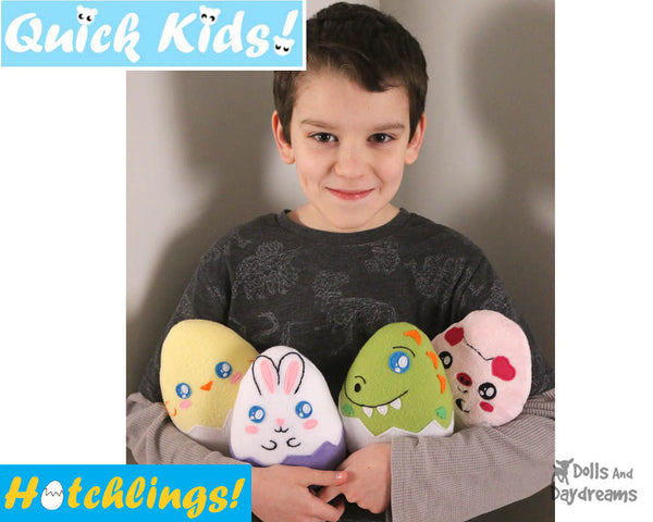 Discounted Quick Kids Hatchlings Sewing Pattern Pack 1