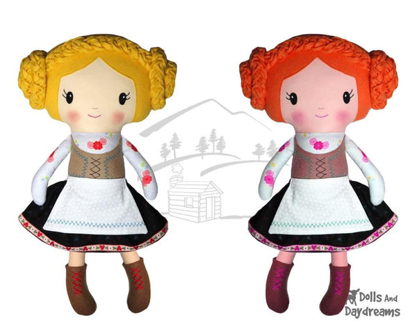Princess Leia Heidi Doll Sewing Pattern by Dolls And Daydreams
