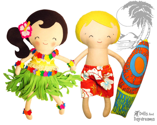 Hula Beach Girl Sewing Pattern