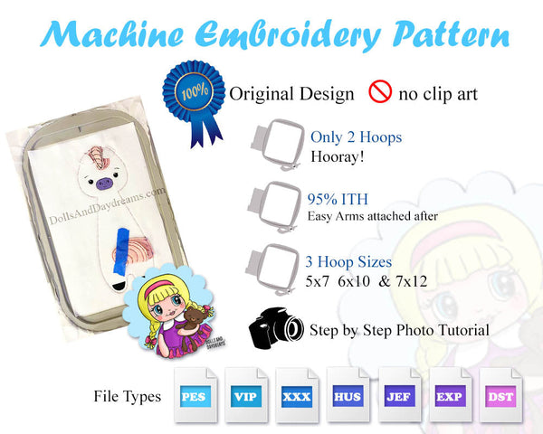 ITH Floaty Friends Bunny Pattern