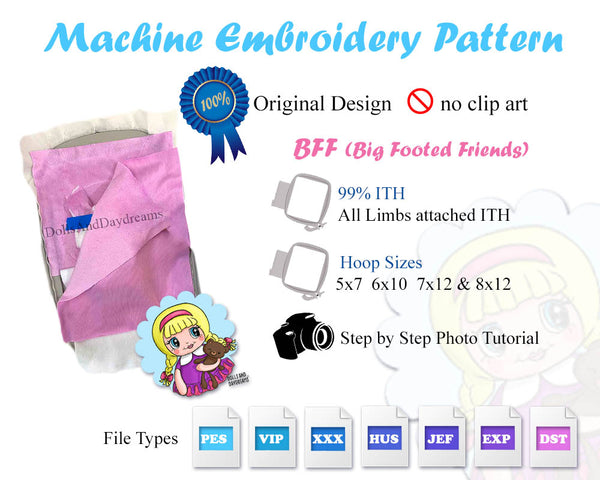 ITH BFF Piggy Pattern