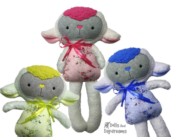 ITH Big Lamb Pattern - Dolls And Daydreams - 3