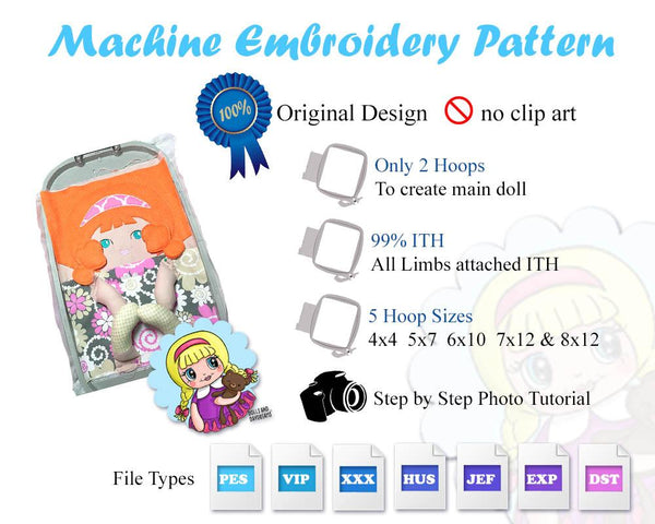 Embroidery Machine Angelic Angel Pattern