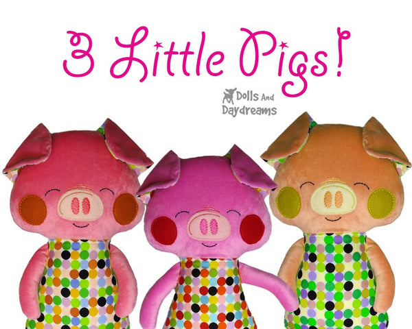 ITH Big Pig Pattern - Dolls And Daydreams - 5
