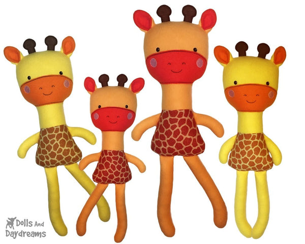 ITH Big Giraffe Pattern - Dolls And Daydreams - 3