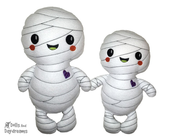 Embroidery Machine Mummy Pattern - Dolls And Daydreams - 4